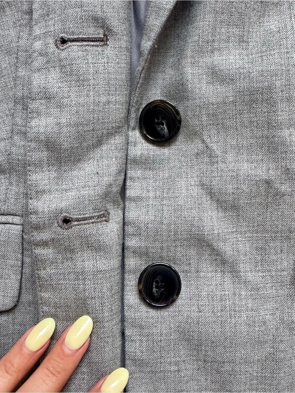 J.Crew Women’s Light Heather Grey Blazer, Size 4P